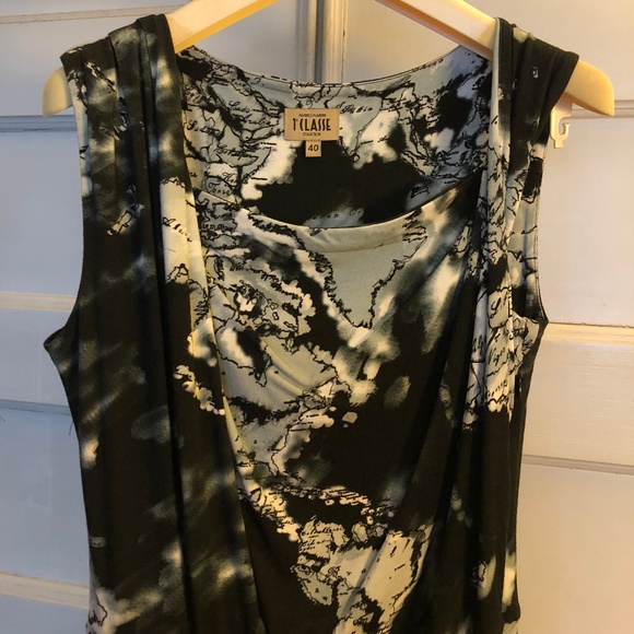 Alviero Martini Prima Classe Geo Line Dress It 40 - Picture 1 of 8